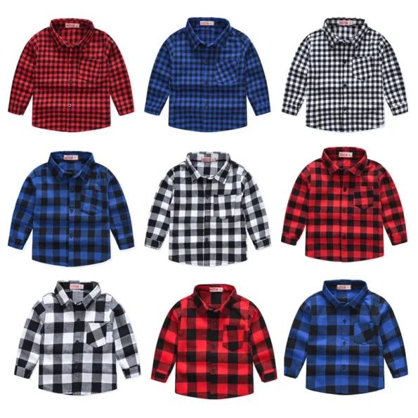 Boys-Shirts-Spring-and-Fall-New-Children-s-Wear-Boys-Plaid-Shirts-Children-s-Shirts