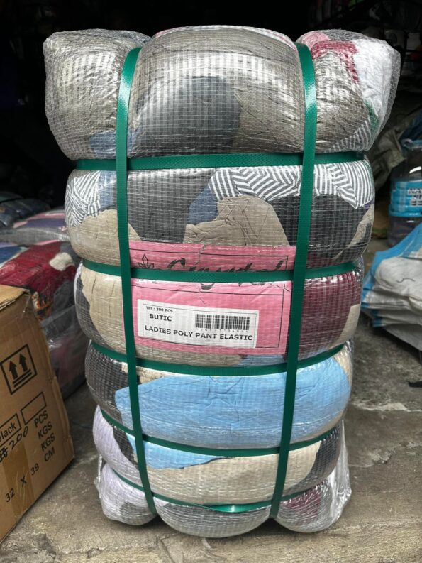 POLY PANTS ELASTIC CRYSTAL